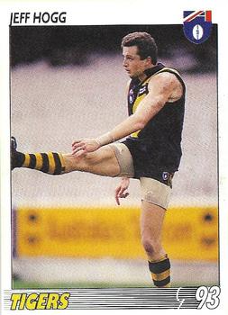 1993 Select AFL #49 Jeff Hogg Front